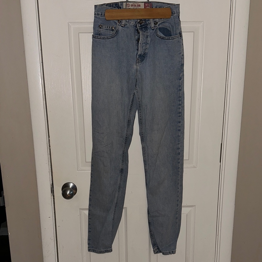 GAP Women's High Rise Denim Jeans - Light Blue